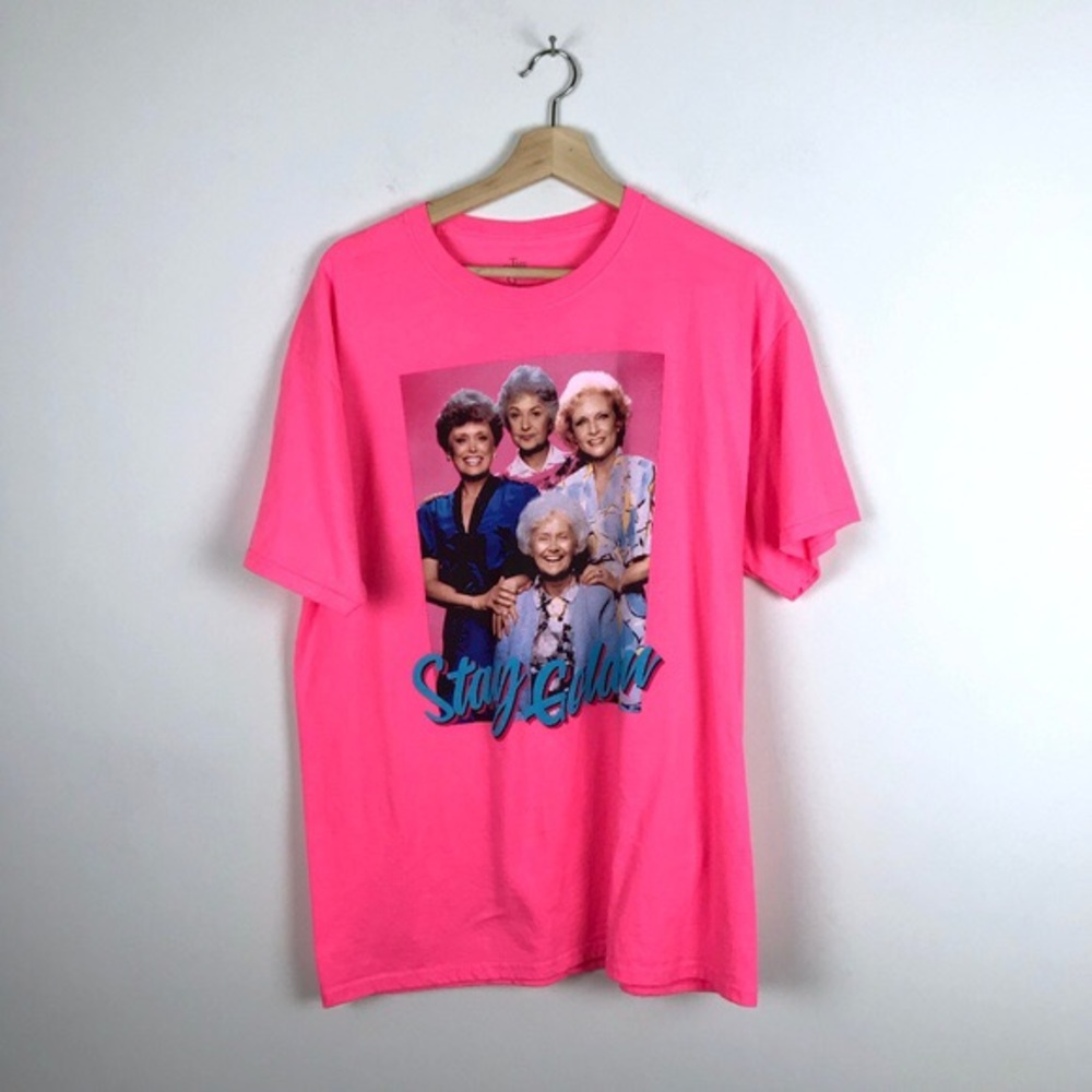 The Golden Girls ABC Studios TShirt Neon Pink NWOT